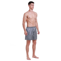 Boxers pour hommes, été, unis, écologiques, de haute qualité, personnalisés, style vintage, taille élastique