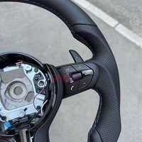 Volant en Cuir pour BMW M Performance F30 F10 F32 F20 F15 F25 E70 E71 E72 E90 E92 M3 M5 M6, Accessoires de Voiture