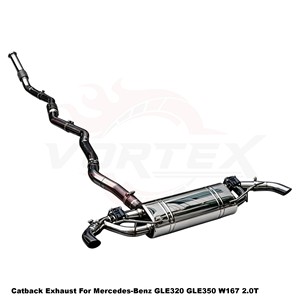 Vortex Global-Importer a choisi des tuyaux en acier inoxydable pour Mercedes-Benz GLE320 GLE350 W167 2.0T - Product Image 2