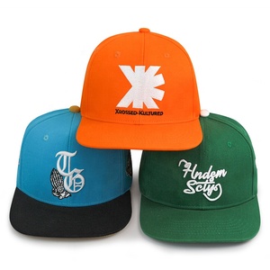 HS0001ツートーン女性男性ヒップホップストリートファッション3D刺繍スポーツスナップバック野球キャップ - Product Image 1