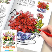 Livre de coloriage de paysages : un dessin par jour – Paysages, nature, maisons – Pages à colorier relaxantes pour adultes