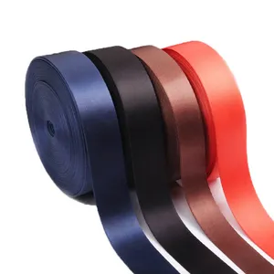 Goede Kwaliteit Brandwerende 20Mm 25Mm Breed In Voorraad Meerdere Effen Kleuren Platte Platbinding Nylon Voor seat Belt