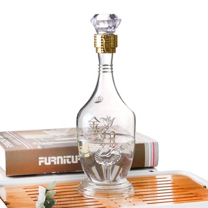 Nóng! Trung Quốc Nhà Sản Xuất Của Rượu Vang Trắng Rượu Thủy Tinh Chai Tùy Chỉnh Rượu Chai Cao Borosilicate Glass <span class=keywords><strong>Vodka</strong></span> Chai Rượu - Product Image 5