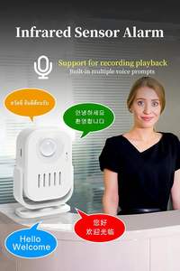 Sonnette sans fil avec capteur PIR pour magasin, alerte sonore pour maison, boutique et commerce - Product Image 6