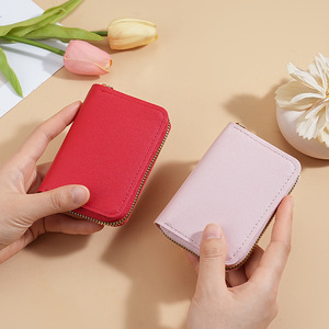กระเป๋าสตางค์หนังบางน่ารักขนาดเล็กราคาถูกสำหรับผู้หญิง - Product Image 5