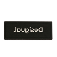 Fabrication OEM, patch en caoutchouc souple personnalisé avec logo 2D 3D, logo en relief, patchs en PVC souple avec lettres pour vêtements