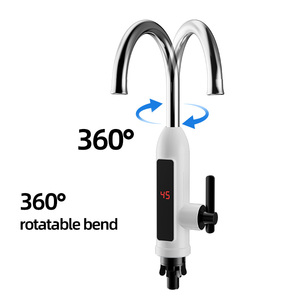 Grifo de Agua Caliente Eléctrico Instantáneo con <span class=keywords><strong>Calentador</strong></span> de Agua, Pantalla Digital de 3 Segundos, Grifo de Baño, Mezclador de Agua Eléctrico Instantáneo - Product Image 3