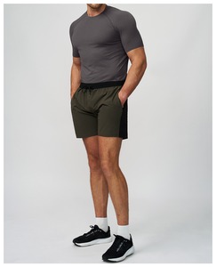 Maglietta Sportiva da Uomo a Maniche Corte, Asciugatura Rapida, Aderente, Compressiva, per Fitness e Palestra - Product Image 6