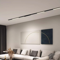 Pour éclairage sur rail magnétique LED SMD moderne à CRI élevé 90, en aluminium moulé sous pression, pour hôtel et maison, 6, 12, 24, 36 watts