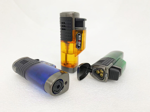 Bật lửa xì gà bằng nhựa ba tia lửa phổ biến, bán buôn số lượng nhỏ, quà tặng - Product Image 4