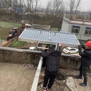 Panel surya logam campuran baja kustom pengangkat atap baru modul PV tangga pengangkat kawat tali pelat selempang untuk penggunaan di rumah - Product Image 6