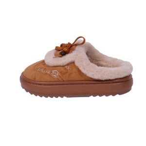 Paul Frank – <span class=keywords><strong>Chaussons</strong></span> <span class=keywords><strong>d</strong></span>'hiver pour <span class=keywords><strong>femme</strong></span> en faux daim, doublure en fourrure, à lacets, bout fermé, semelle épaisse, pour <span class=keywords><strong>intérieur</strong></span> - Product Image 5