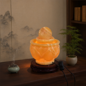 น้ำพุหยกเหลืองพร้อมไฟ - ของตกแต่งบ้าน - ชำระเงินครั้งสุดท้าย - Product Image 3