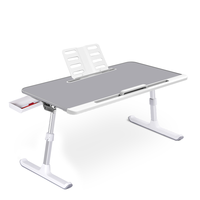 Houten Draagbare Computer Bureau Verstelbare Opvouwbare Bed Laptop Tafel