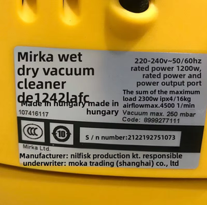 Levigatrice Rotonda da 6 Pollici <span class=keywords><strong>Mirka</strong></span> 1242 42L con Aspirazione Elevata, Collettore di Polvere per Lucidatura a Secco di Superfici in Legno e Mobili - Product Image 4