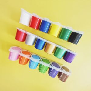 Nueva Tendencia, Alta Cobertura, Baratas, al por Mayor, 6 Colores, 25 ml, Tiras de Pintura Acrílica para Estudiantes - Product Image 2