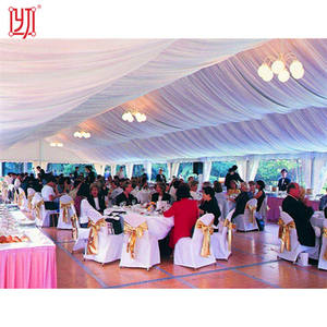 Tente de réception de luxe blanche à structure libre 10x10m 10x20m pour mariages et événements - Product Image 6