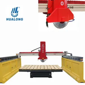 Hulong máquinas HLSQ-700 china fabricante infravermelho mármore quartzo ponte serra máquina de corte de pedra