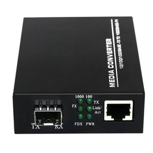 Convertitore di Media in Fibra Ottica Vicenray, Singola Fibra SM 20km, 10/100/1000M, da RJ45 a SFP per FTTH, DC 5V, Certificato CE - Product Image 3