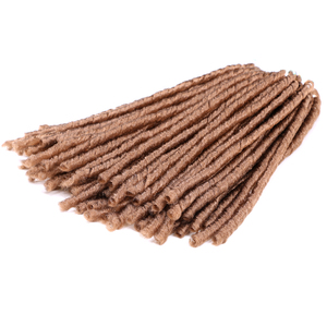 Soft locs estensione dei capelli <span class=keywords><strong>afro</strong></span> crespo acconciatura sintetica riccia all'uncinetto - Product Image 3