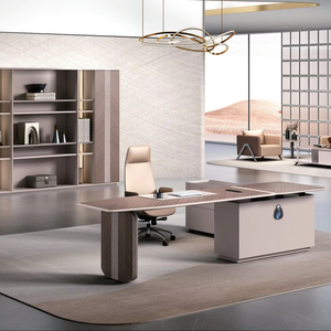 5 Jahre Garantie Büromöbel für den Arbeitsplatz Moderner Designer-Schreibtisch für Chefs L-förmiger CEO-Geschäftstisch - Product Image 1