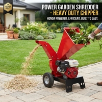Broyeur de branches d'arbres mobile 150A, déchiqueteuse de bois, machine à broyer, moteur à essence pour travaux forestiers, de parcs et d'entretien de jardins