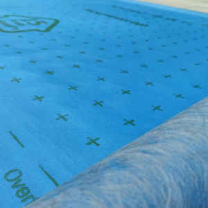 Precio de fábrica, barrera de vapor para envolver la casa, 100gsm, membrana impermeable transpirable de alta calidad, fieltro sintético para techo - Product Image 6