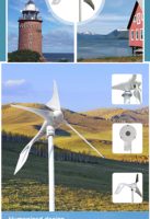 Turbine éolienne horizontale 5 kW (5000 W) 220 V à prix d'usine pour usage domestique
