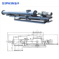 SOPHON Flexible Spiral Feeder Spüle Zufuhr Zement pulver geneigt gehärtet Kalk Granulat Teig Staub Schnecken förderer für Hacks chnitzel