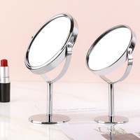 Miroir de Maquillage de Bureau Pivotant et Réglable, Miroir Cosmétique pour Coiffeuse et Salle de Bain