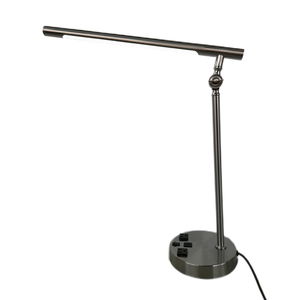 Khách sạn hiện đại <span class=keywords><strong>LED</strong></span> Bảng Đèn Kim Loại Xoay cạnh giường ngủ <span class=keywords><strong>LED</strong></span> Reading ánh sáng bàn với ổ cắm điện và cổng USB - Product Image 2