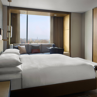 Meubles de chambre d'hôtel de luxe, lit double, literie, ensemble de meubles de chambre d'hôtel sur mesure