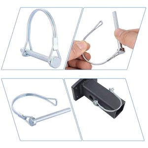 Bán buôn 1/4 inch Heavy Duty an toàn Coupler <span class=keywords><strong>Pin</strong></span> trục khóa pto Hitch <span class=keywords><strong>pin</strong></span> với Vòng Arch dây người lưu giữ - Product Image 3