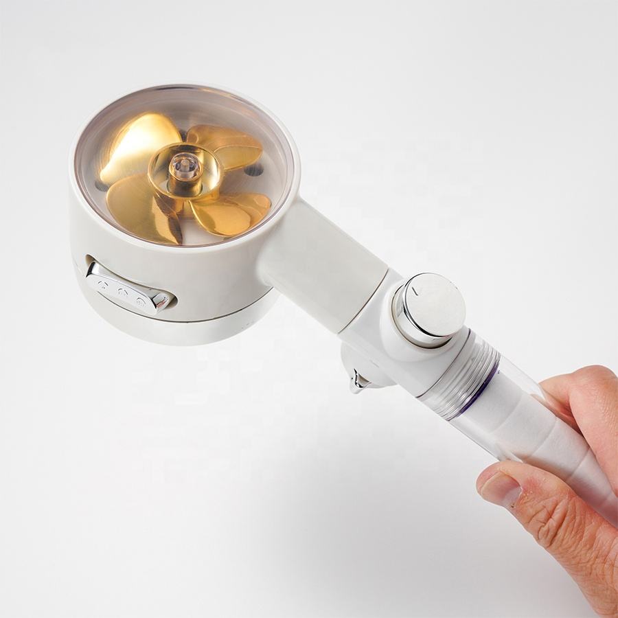 High Pressure Water Saving Handheld Propeller Shower High Pressure Water Saving Handheld Propeller Shower