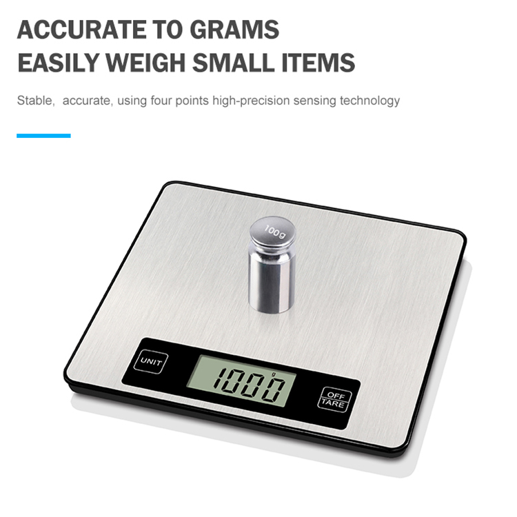 Alibaba Best Seller High precision Electronic Small Digital Kitchen and Food weight Scale 5kg 10kg