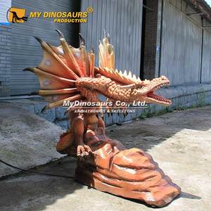 <span class=keywords><strong>MY</strong></span> DINO Mechanical Flying <span class=keywords><strong>Life</strong></span> Size <span class=keywords><strong>Robot</strong></span> Dragon Estatua - Product Image 4