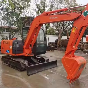 Excavadora de cadenas Hitachi ZX60, la más vendida, origen Japón, miniexcavadora usada de segunda mano con motor en venta a bajo precio. - Product Image 6