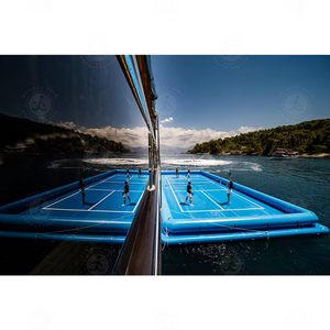 Custom <strong>Floating</strong> <strong>Inflatable</strong> Pickleball Court on Water Large Size <strong>Inflatable</strong> Volleyball Court - Product Image 3
