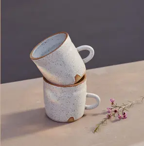 Zarif özel tasarım kişisel cafe restaurant latte çay bardağı seti kahve seramik kulplu bardak