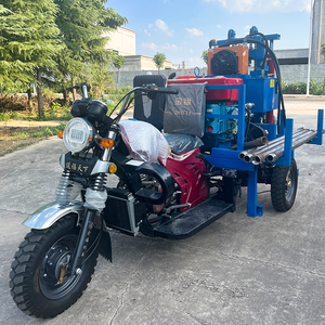 Plataforma de Perforación Rotatoria de Tres Ruedas para hasta 200 Metros de Profundidad con Caja de Cambios Tipo Motocicleta, Máquina Perforadora de Pozos de Agua con Motor Diésel de 30HP - Product Image 2