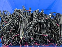 Kabel Tembaga 2 Inti Berisolasi PVC 12V 18AWG dengan Steker Pemantik Rokok Mobil ke Kabel Tanpa Isolasi dan Berlapis Timah
