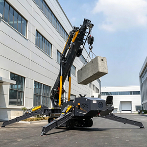 Grua a ragno con altezza di sollevamento di 10m/15m e cestello <span class=keywords><strong>per</strong></span> personale da 500kg, vendita diretta dalla fabbrica - Product Image 2