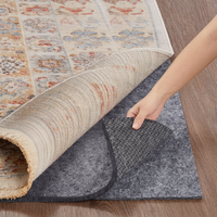 Tapis de protection de sol en feutre antidérapant de qualité supérieure, enduit de TPR et de PE, rembourré, durable, réduction du bruit, pour la maison, le salon, la chambre, les sols en bois dur