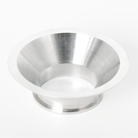 Bague conique sur mesure usinée CNC en acier inoxydable/aluminium, haute lisibilité, pour raccordement de conduites de fluides sans soudure et équipements anti-poussière
