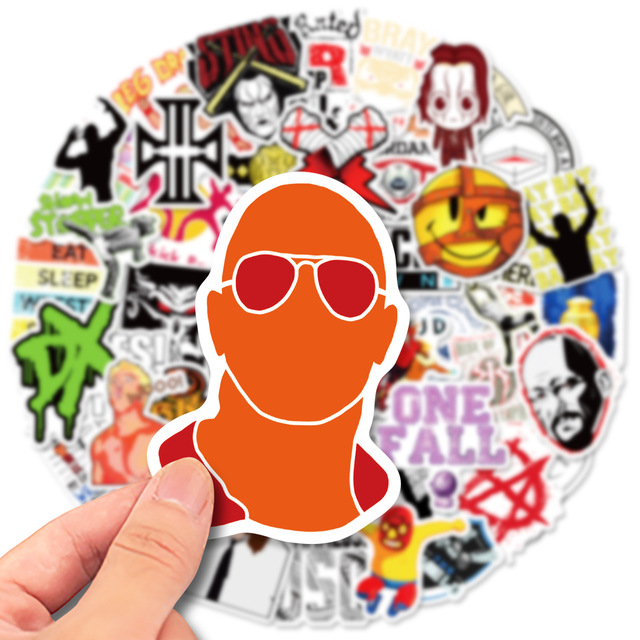 Stickerswrestling Vinyl Stickerswaterproof Wrestling Decalsdie Cut Sticker Packgraffiti Wrestling Stickers