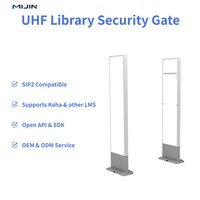Puerta de Seguridad RFID UHF para Bibliotecas Escolares, ISO 18000-6C, Control de Acceso Inteligente, Detección, Fábrica de Origen, OEM/ODM, Pasillo Amplio