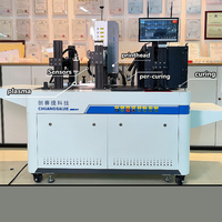 Impresora digital de una sola pasada CSJ-G502C para impresión lateral de tazas y recipientes terminados, impresora de inyección de tinta sin placa de una sola pasada