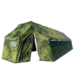 Carpa Táctica de Camuflaje General Tent Command, Portátil, 6x4, Grande, para Acampar al Aire Libre, con Estructura Metálica Resistente, Impermeable, con Aislamiento de Algodón Cálido - Product Image 1