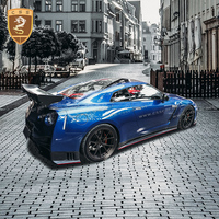Kit carrosserie style Nismo pour GTR R35 : Spoiler arrière, jupes latérales, lèvre de pare-chocs en fibre de carbone et fibre de verre – Pièces de tuning