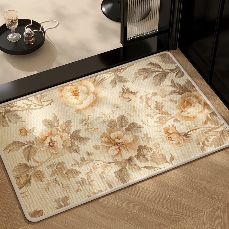 Tejido Elegante - Cortina Brocada con Hojas